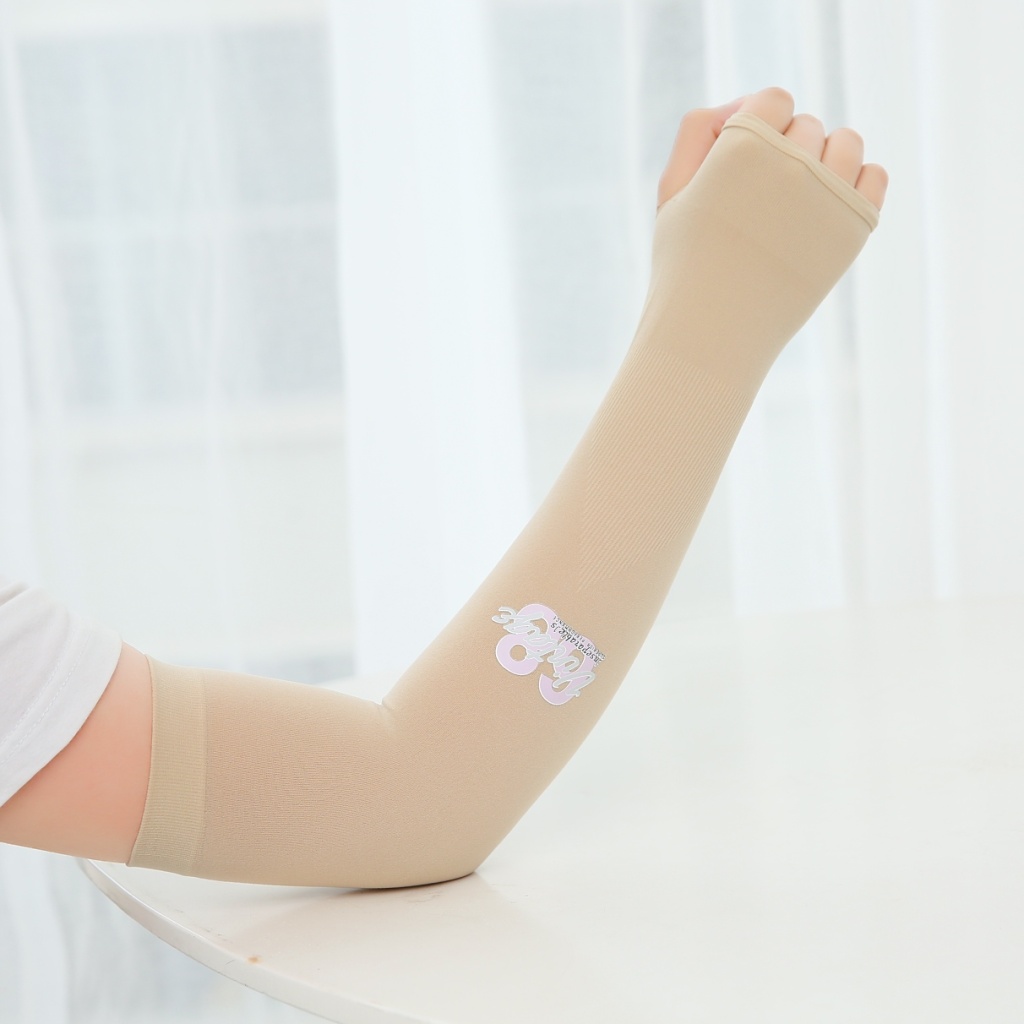 [Factory Direct Sales] Fashion Ice Sleeve Japanese and Korean Summer UV Protection Mosquito Protection Elbow Running Men's Sun Protection Oversleeve