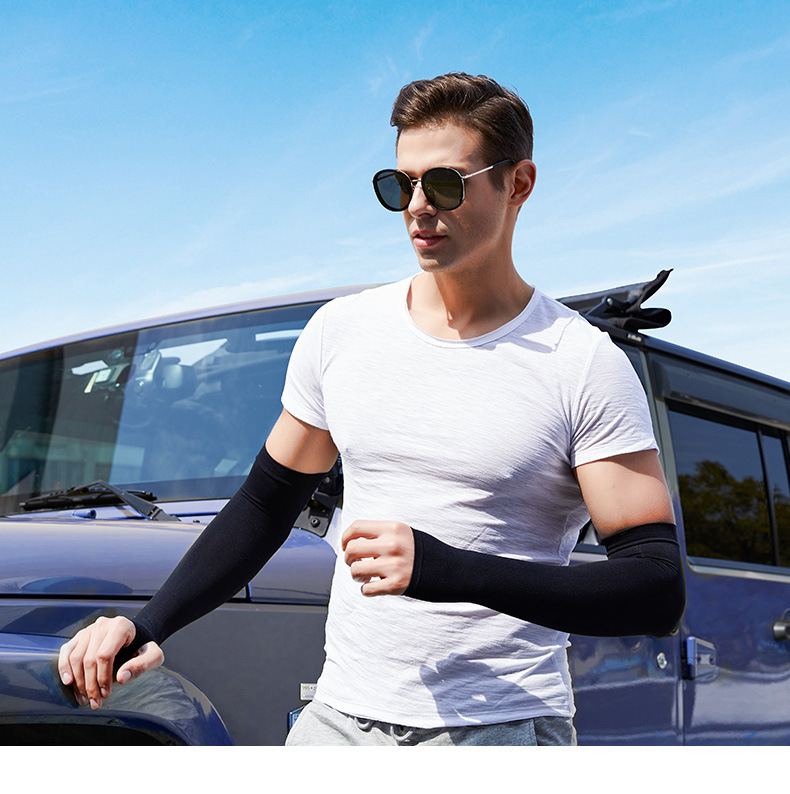 Summer Viscose Fiber Sun-Protection Oversleeves Women's Cycling and Driving Ice Sleeve Sun Shade Cold Sleeves Oversleeves Oversleeves Oversleeve
