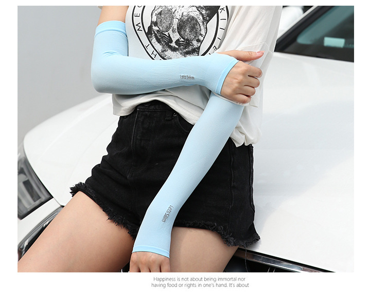 Spot Summer Ice Sleeve Viscose Fiber Sun-Protection Oversleeves Men's and Women's UV Blocking Outdoor Riding Running Man Spot Summer Ice Sleeve Viscose Fiber Sun-Protection Oversleeves Men's and Women's UV Blocking Outdoor Riding Running Man