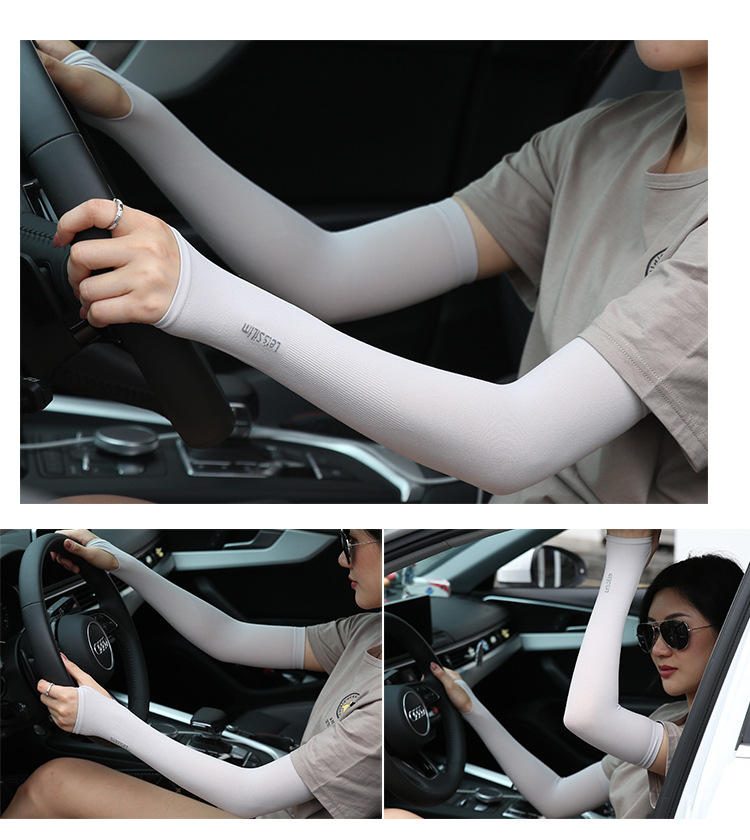 Spot Summer Ice Sleeve Viscose Fiber Sun-Protection Oversleeves Men's and Women's UV Blocking Outdoor Riding Running Man Spot Summer Ice Sleeve Viscose Fiber Sun-Protection Oversleeves Men's and Women's UV Blocking Outdoor Riding Running Man
