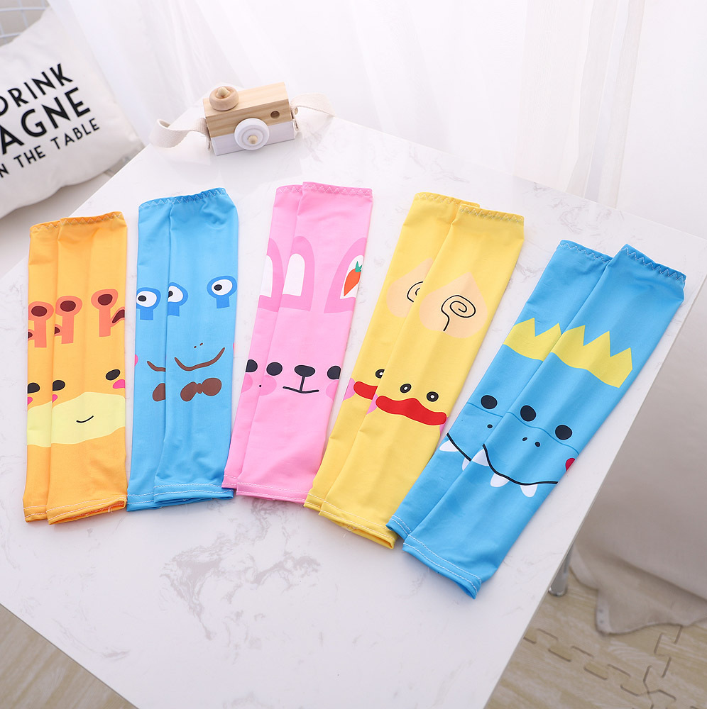 Summer New Internet Celebrity Children's Ice Sleeve Children's Outdoor Sun Protection Ice Silk Cartoon Oversleeve Cool Dinosaur Ice Sleeve New Customization Summer New Internet Celebrity Children's Ice Sleeve Children's Outdoor Sun Protection Ice Silk Cartoon Oversleeve Cool Dinosaur Ice Sleeve New Customization