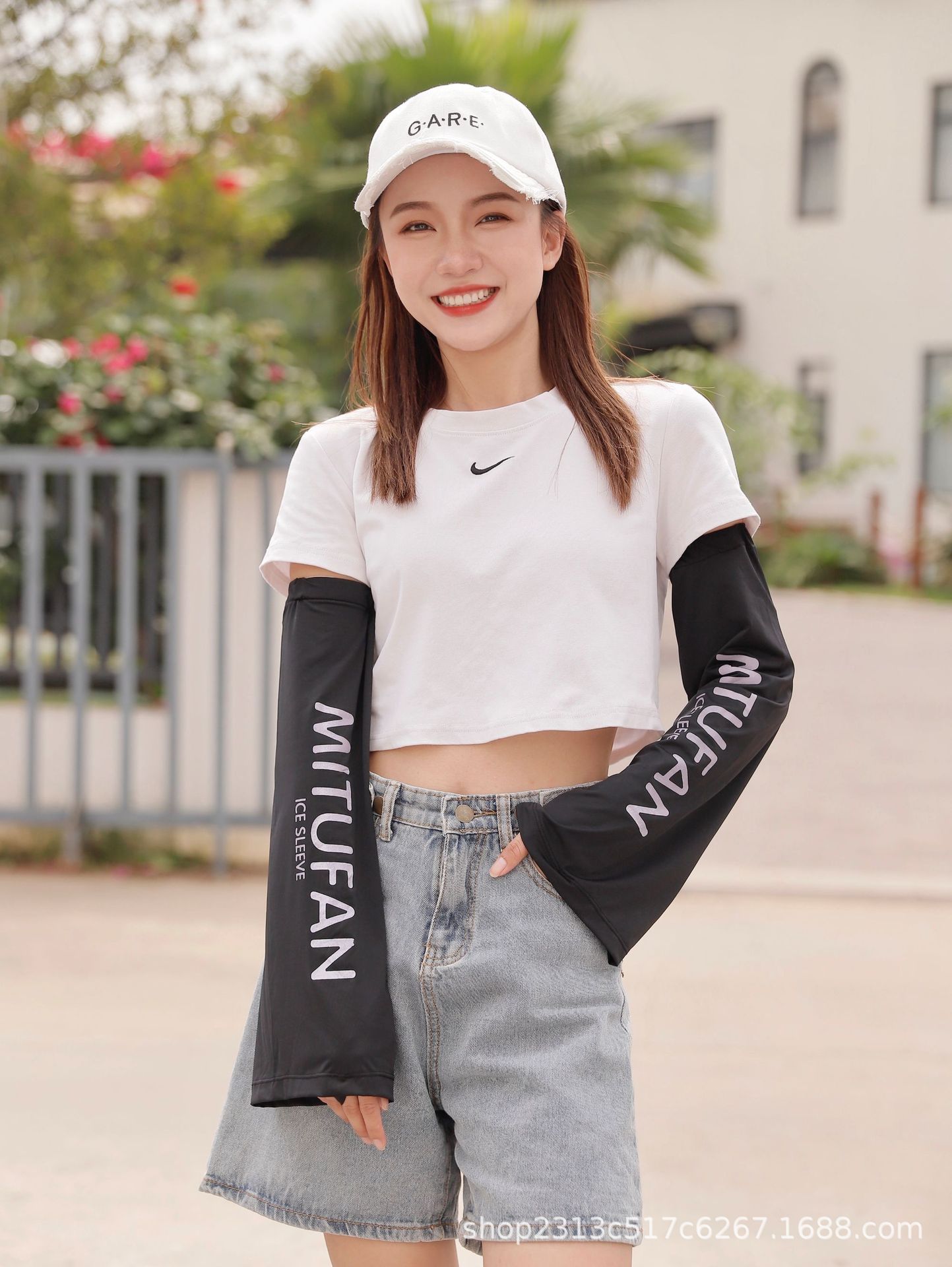 Cloud Fan Sun Protection Oversleeve Female Breathable and Loose Fashion UV Protection Oversleeves Outdoor Summer Long Hand Arm Guard Riding Ice Sleeve Cloud Fan Sun Protection Oversleeve Female Breathable and Loose Fashion UV Protection Oversleeves Outdoor Summer Long Hand Arm Guard Riding Ice Sleeve