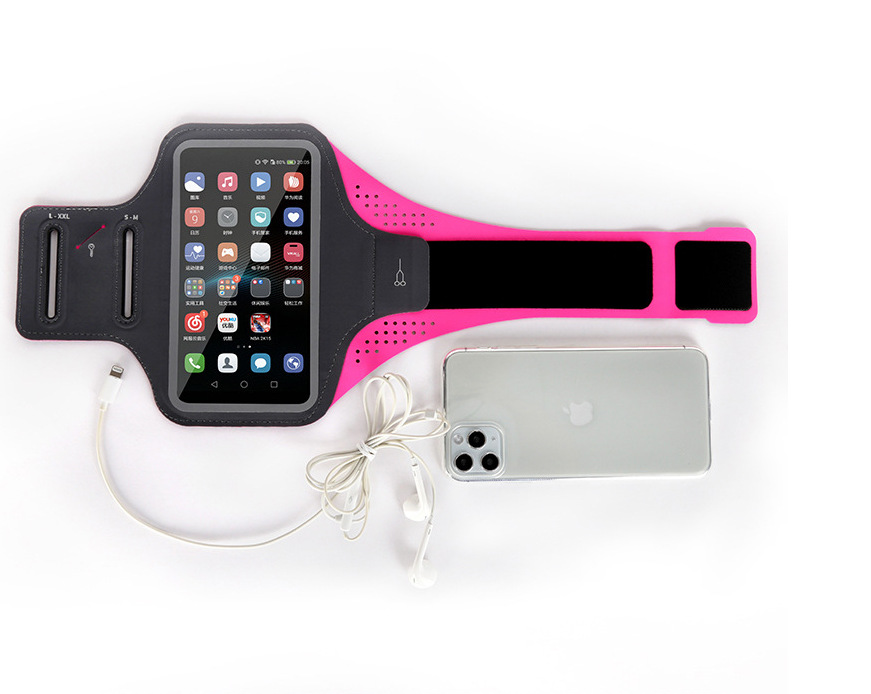 Outdoor Sports Arm Bag Bags Mobile Phone Arm Bag Men and Women Fitness Wrist Running Touch Screen Mobile Phone Case Waterproof Lycra Armband