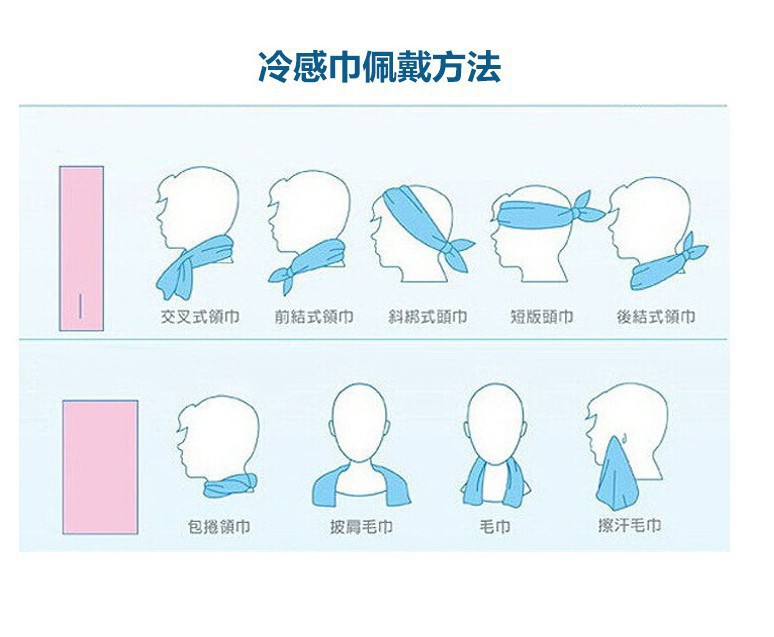 Outdoor Sports Cooling Artifact Cold Feeling Towel Ice-Feeling Towel Will Cool Once Thrown Ice-Cold Towel Iced Towel Gift Wholesale