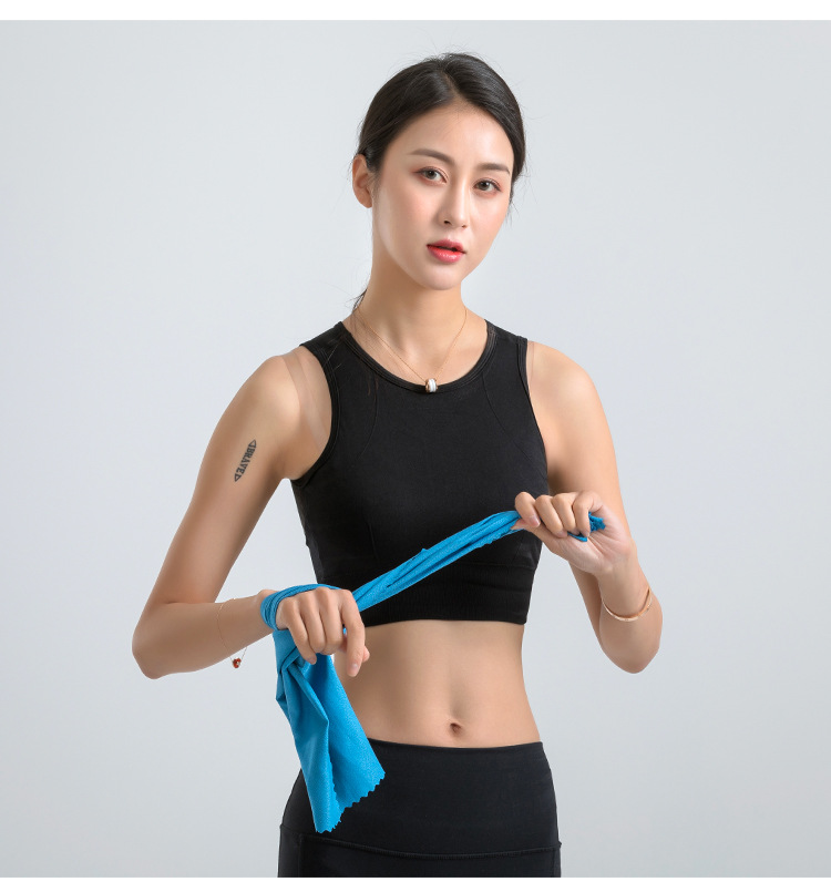 Cross-Border Sports Towel Sweat-Absorbent Gym Quick-Drying Halter Cold Feeling Sweat-Wiping Badminton Running Logo Quick-Drying Towel