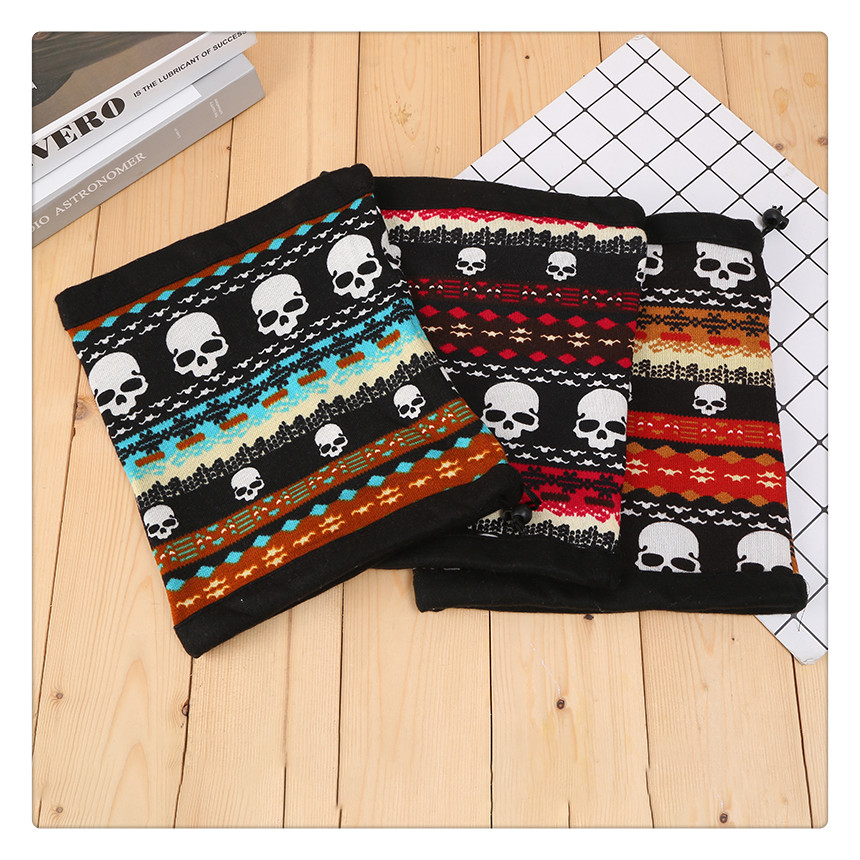 Outdoor New Zealand Velvet Plaid Mask Bandana Men&#039;s Riding Cold-Proof Face Towel Women&#039;s Full Face Sand Mask Scarf and Hat
