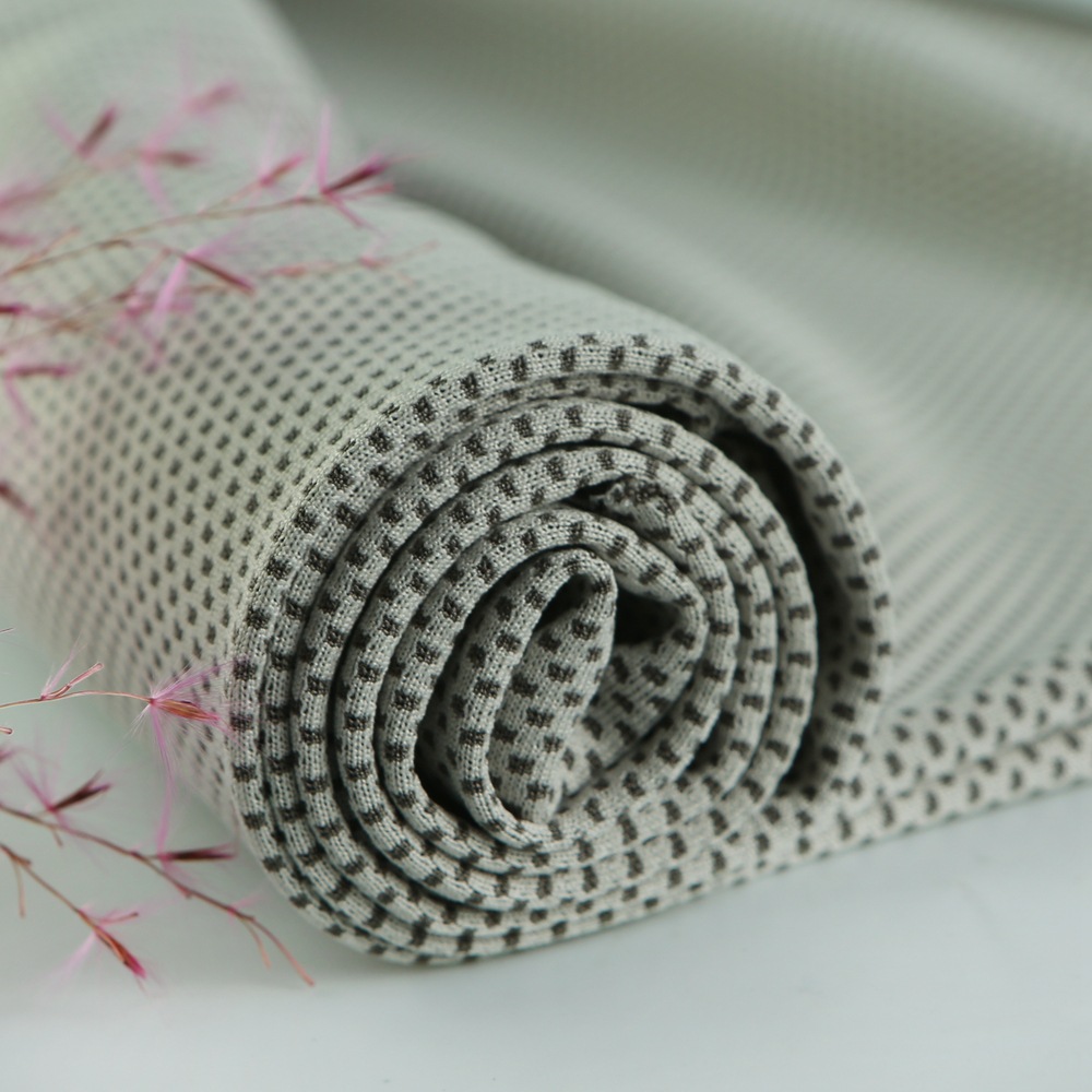 Polyester Brocade moisture absorption moisture Cold feeling Fabric sports cold feeling towel face mask pillow Jersey a variety of colors spot supply