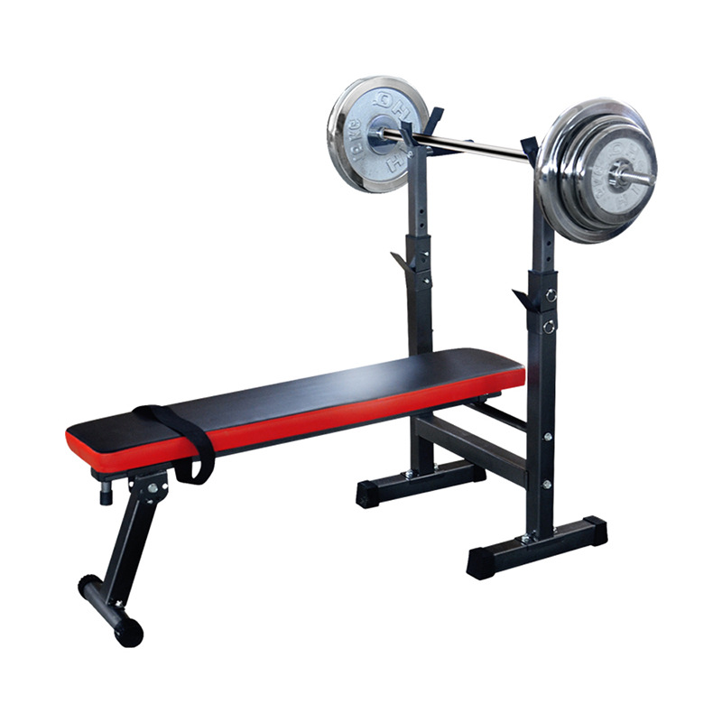 Multifunctional Home Fitness Equipment Bench Press Stand Folding Weight Bench Sporting Goods Strength Training Equipment Factory Direct Sales