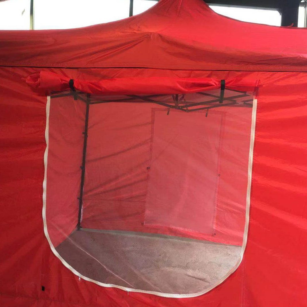 Factory Direct Sales Stall Four-Corner Folding High-End Exhibition Canopy Outdoor Car Canopy Retractable Advertising Tent Umbrella Protection Cloth