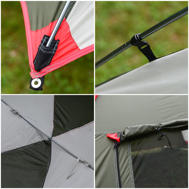 Outdoor Portable Camping Rear Tent Self-Driving Travel Barbecue Multi-Person Rain-Proof Sunshade Canopy Beach Canopy Tent Canopy