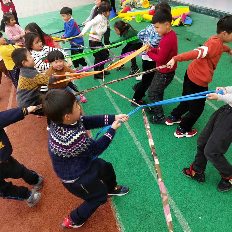 New Colorful Centipede Drawstring Sensory Training Teaching Aids Kindergarten Outdoor Activities Fun Tug-of-War Competition Tug of War Rope