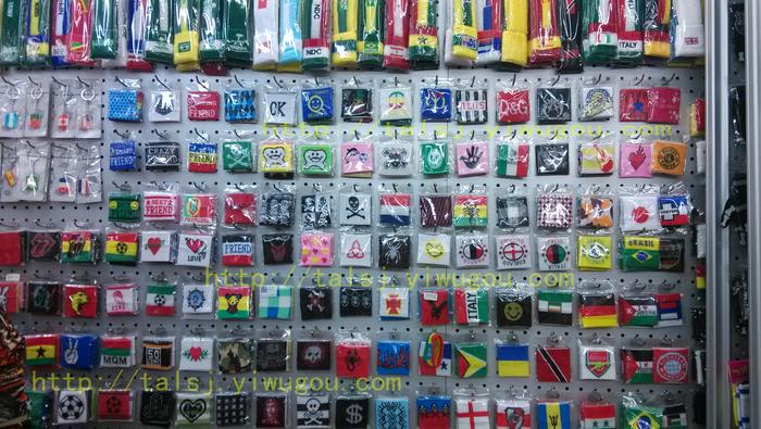 Yellow flame personality cool graphic Jacquard patterned knit cuff sweatband fashion advertise sweatband, wristband custom souvenirs, wristband