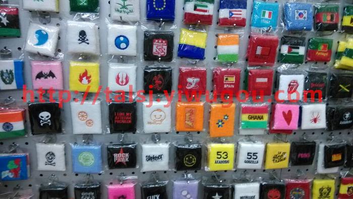 Yellow flame personality cool graphic Jacquard patterned knit cuff sweatband fashion advertise sweatband, wristband custom souvenirs, wristband