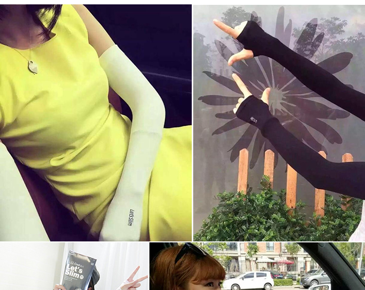 Ice tee UV drive arm cuff cuff ice riding gloves Ice tee UV drive arm cuff cuff ice riding gloves