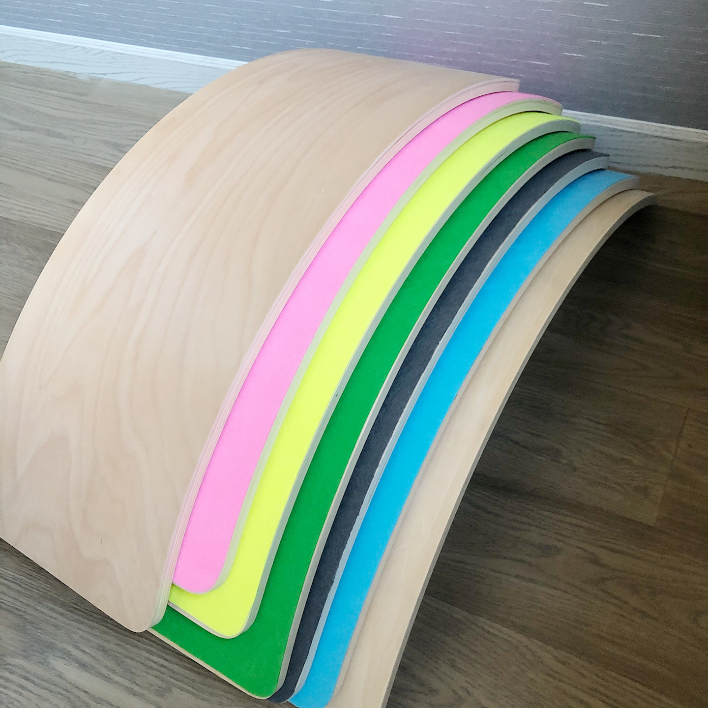 Children's Curved Board Balance Beam Seesaw Toys Ins Nordic Indoor Early Education Educational Sensory Training Wooden Toys