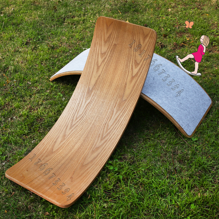 Children&#039;s Educational Sense Training Seesaw Kindergarten Sports Game Wooden Balance Board Yoga Balance Practice Board