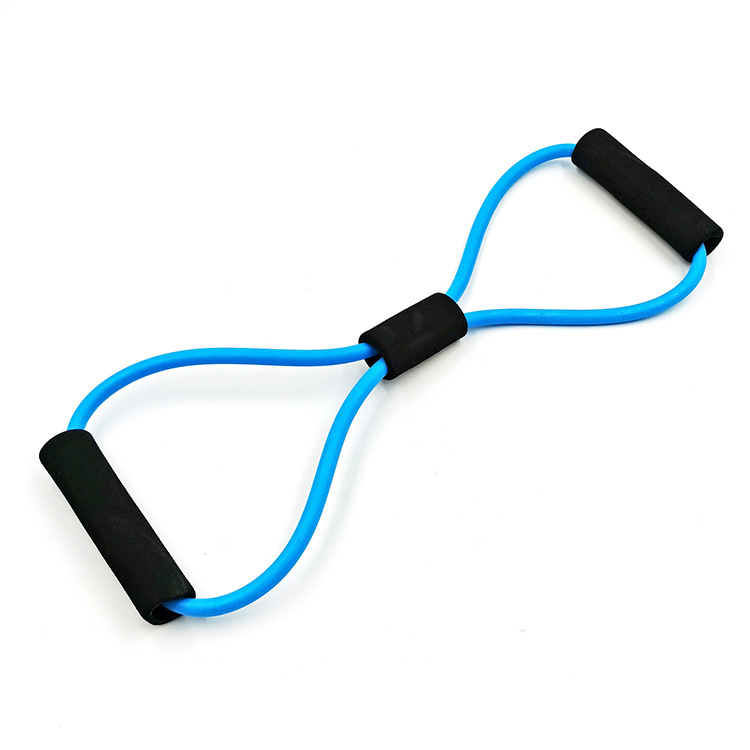 Eight-Character Chest Expander Elastic String Women&#039;s Pilates Resistance Band 8-Character Chest Expander Yoga Open Shoulder Beauty Back Pulling Rope