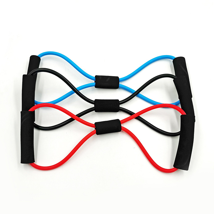 Eight-Character Chest Expander Elastic String Women&#039;s Pilates Resistance Band 8-Character Chest Expander Yoga Open Shoulder Beauty Back Pulling Rope