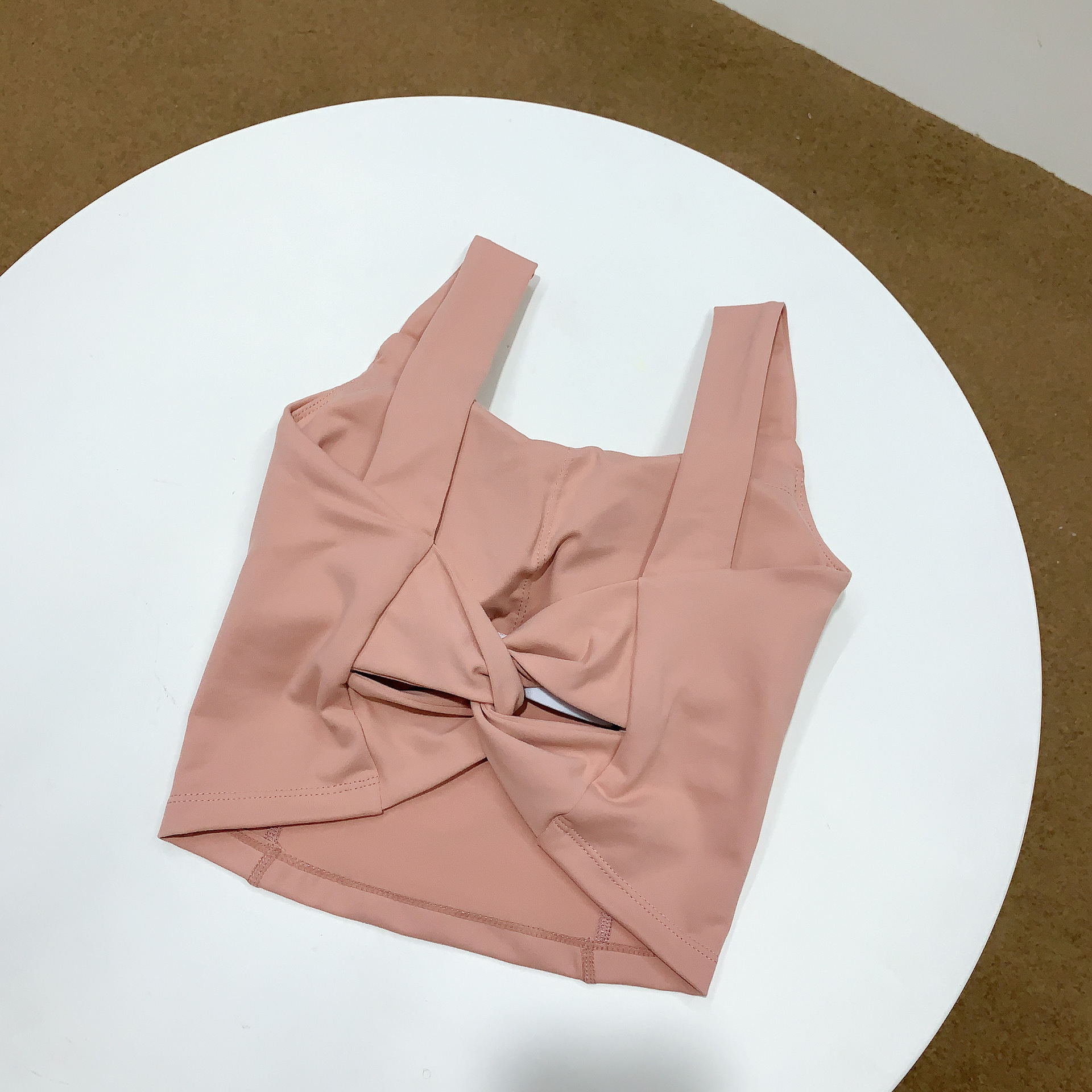 2020 New Korean Style Yoga Exercise Vest Women's Beautiful Back Wrapped Chest Shockproof Quick-Drying Sling Pilates High Elastic Bar