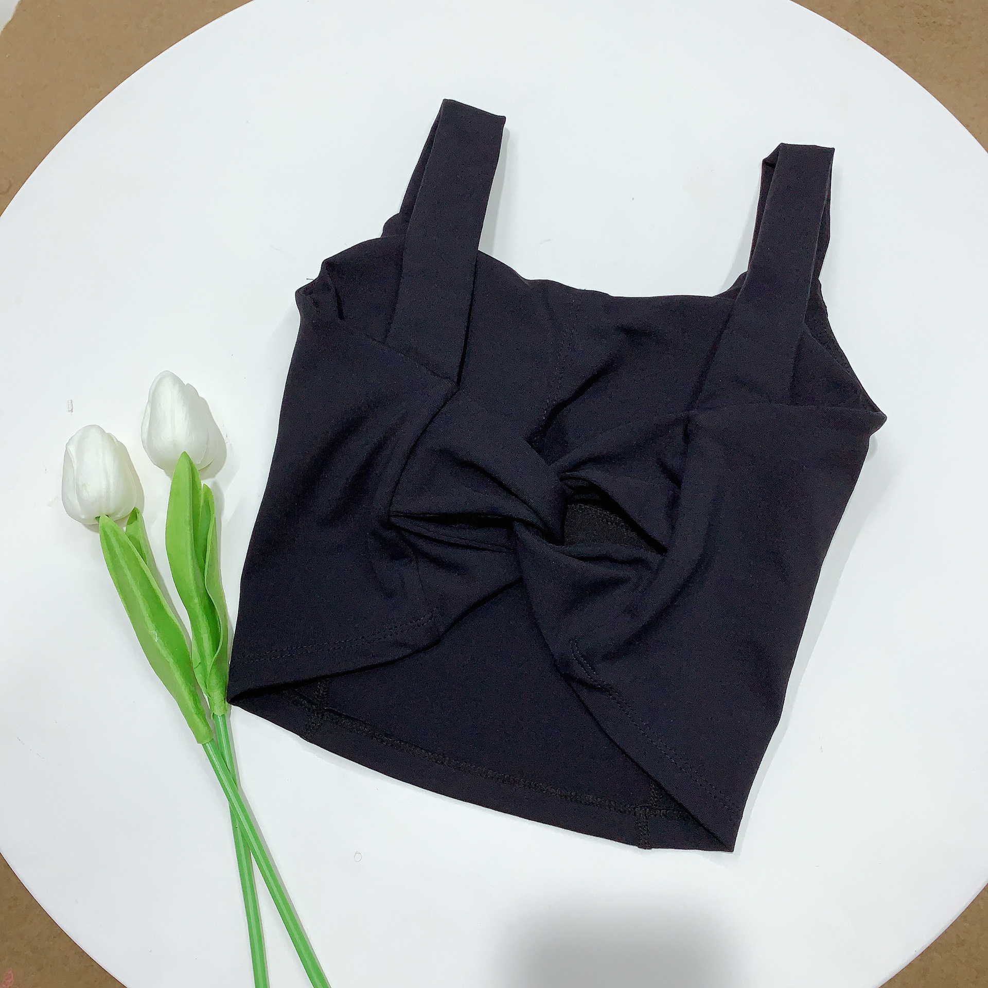 2020 New Korean Style Yoga Exercise Vest Women's Beautiful Back Wrapped Chest Shockproof Quick-Drying Sling Pilates High Elastic Bar