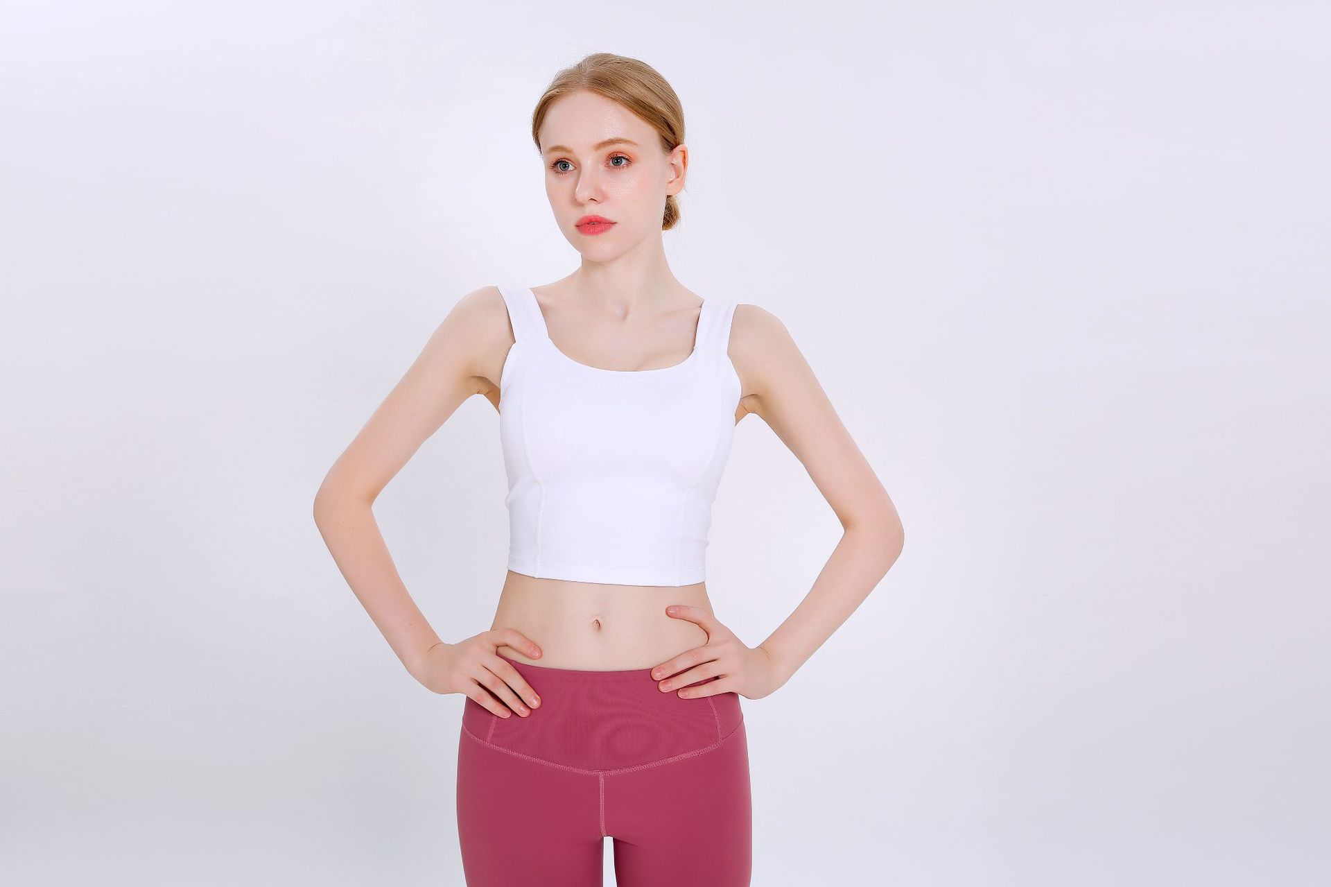 2020 New Korean Style Yoga Exercise Vest Women's Beautiful Back Wrapped Chest Shockproof Quick-Drying Sling Pilates High Elastic Bar