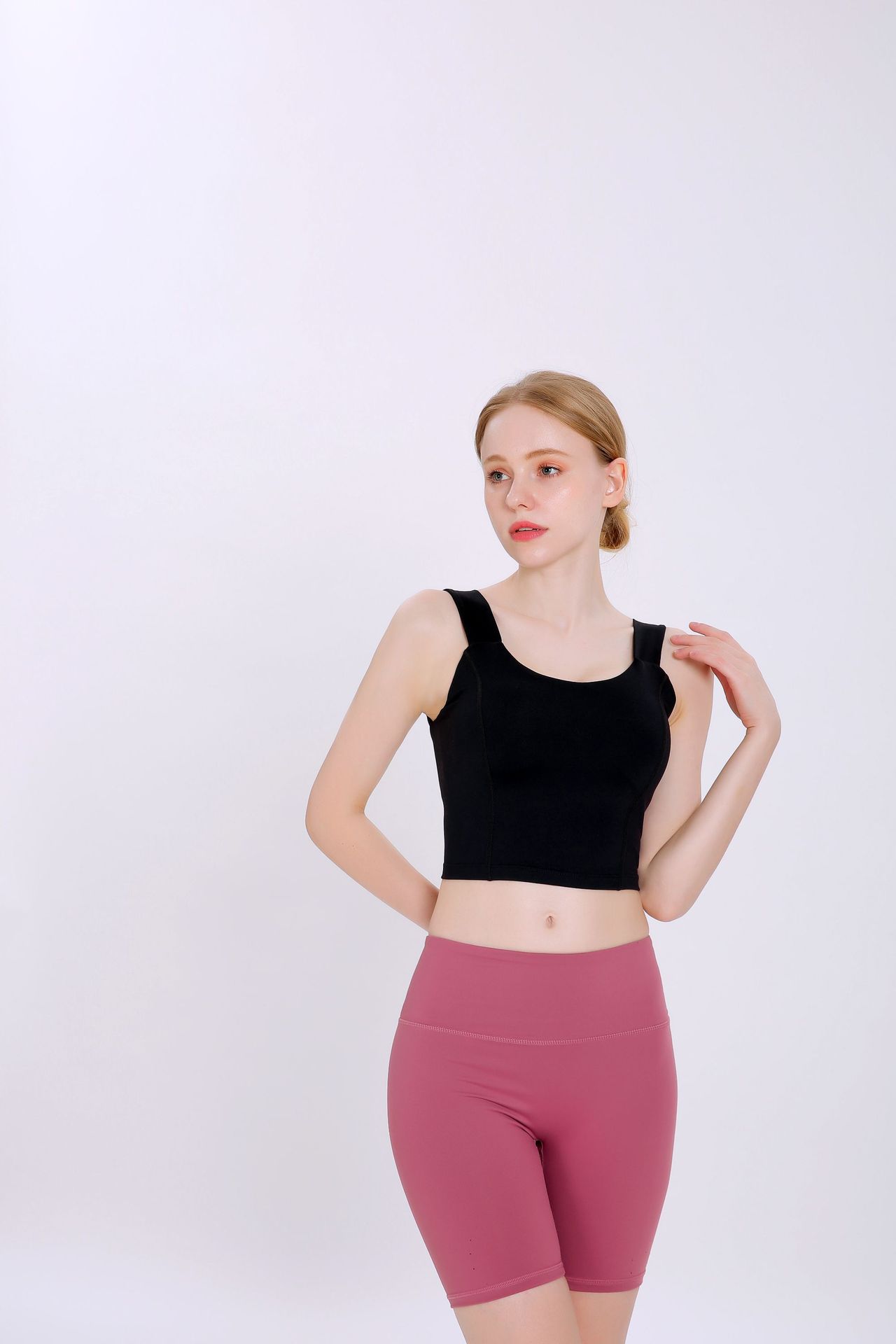 2020 New Korean Style Yoga Exercise Vest Women's Beautiful Back Wrapped Chest Shockproof Quick-Drying Sling Pilates High Elastic Bar