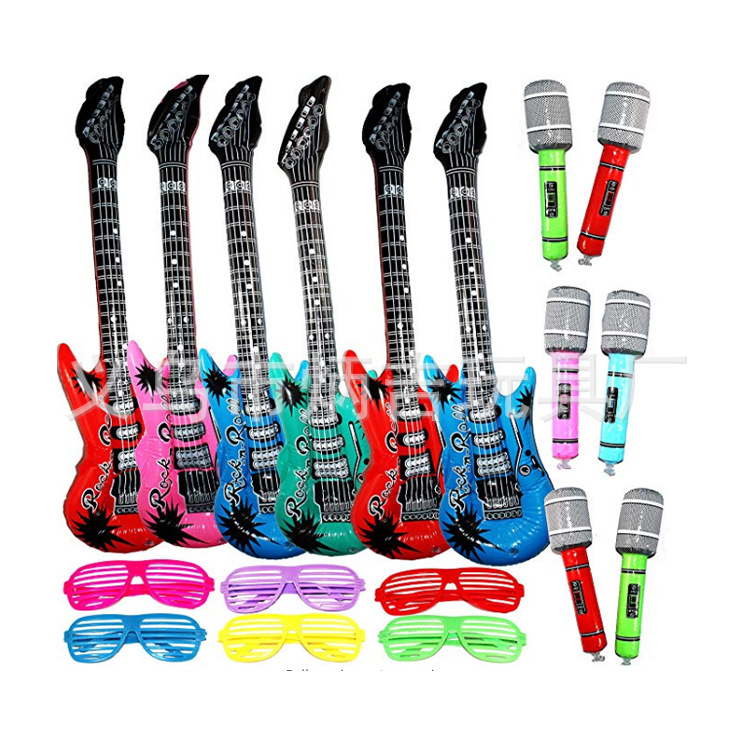 Popular Cross-Border Inflatable Toys Inflatable Guitar Inflatable Musical Instrument Saxophone Children Microphone Inflatable Electronic Keyboard Popular Cross-Border Inflatable Toys Inflatable Guitar Inflatable Musical Instrument Saxophone Children Microphone Inflatable Electronic Keyboard