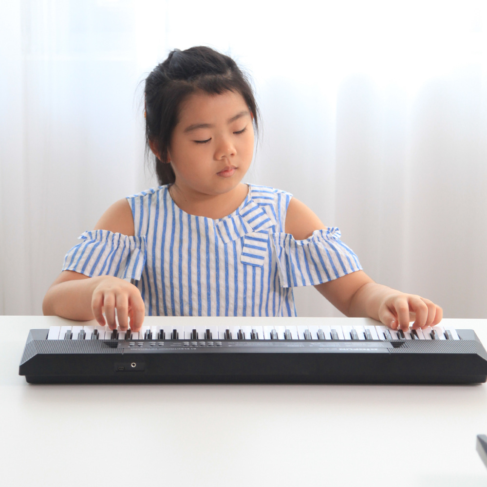 Hot Selling Bigfun61 Key Children&#039;s Electronic Keyboard Cross-Border Hot Sale Piano Preschool Education Music Toys Gifts Gifts
