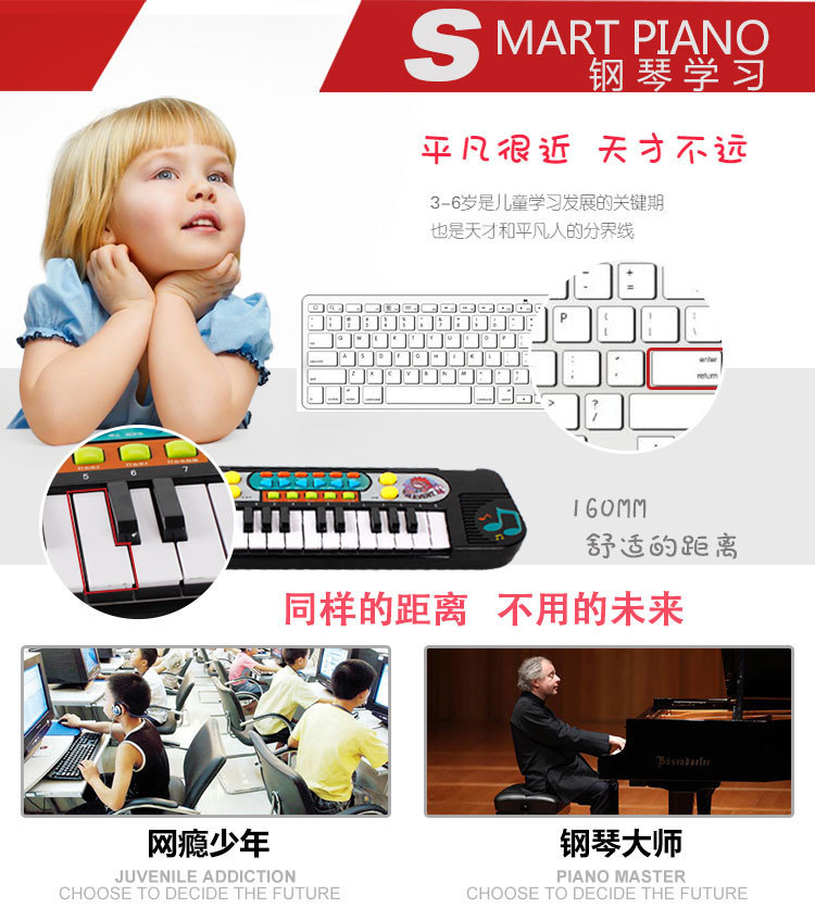 Children's Electronic Keyboard Music Toys Beginner Beginner Baby Piano Early Education Can Play Puzzle 1-2-3-6 Years Old Children's Electronic Keyboard Music Toys Beginner Beginner Baby Piano Early Education Can Play Puzzle 1-2-3-6 Years Old