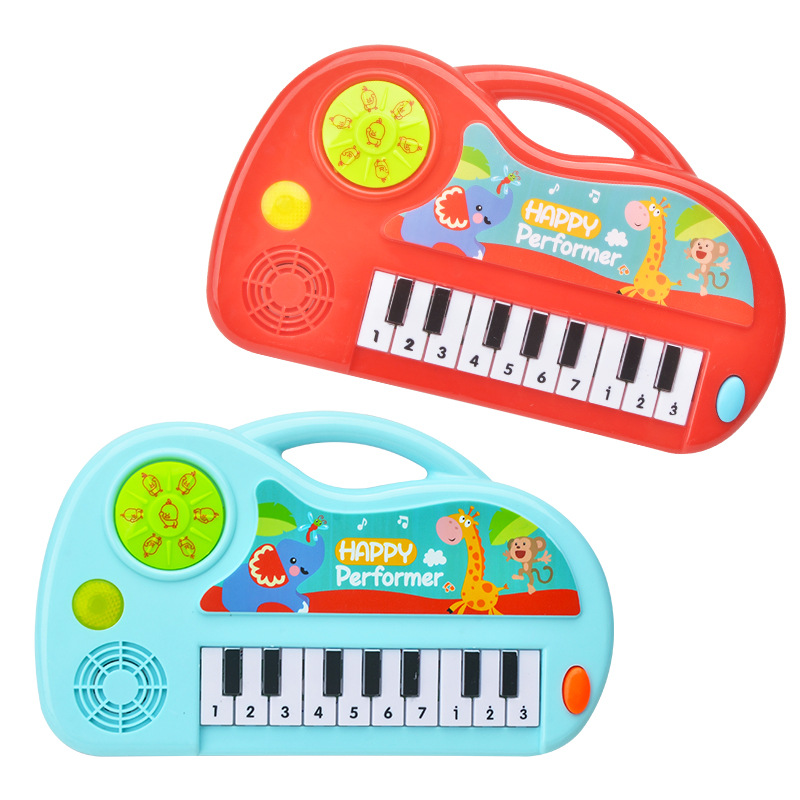 Cartoon Beginner Boys and Girls Electronic Keyboard Musical Instruments Children&#039;s Music Baby Toys Early Education Supermarket Stall Gifts