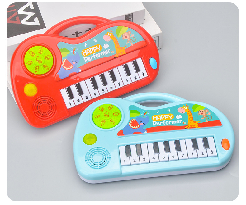 Cartoon Beginner Boys and Girls Electronic Keyboard Musical Instruments Children's Music Baby Toys Early Education Supermarket Stall Gifts Cartoon Beginner Boys and Girls Electronic Keyboard Musical Instruments Children's Music Baby Toys Early Education Supermarket Stall Gifts
