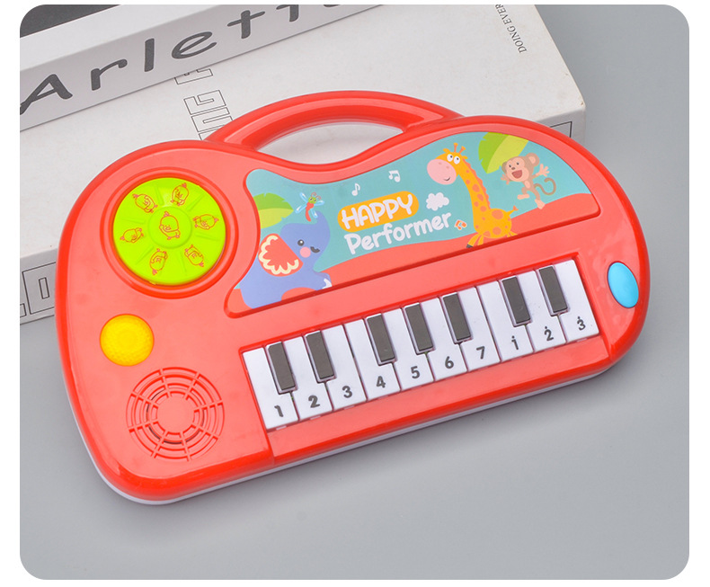Cartoon Beginner Boys and Girls Electronic Keyboard Musical Instruments Children's Music Baby Toys Early Education Supermarket Stall Gifts Cartoon Beginner Boys and Girls Electronic Keyboard Musical Instruments Children's Music Baby Toys Early Education Supermarket Stall Gifts