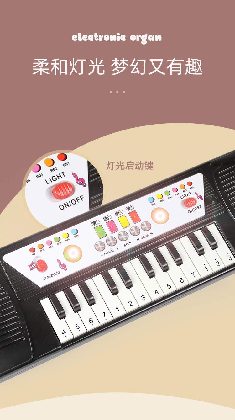 Children's Electronic Keyboard Multifunctional Baby Early Education Music Toys Little Piano Pattern Boys and Girls Infant Electronic Organ Gifts Children's Electronic Keyboard Multifunctional Baby Early Education Music Toys Little Piano Pattern Boys and Girls Infant Electronic Organ Gifts