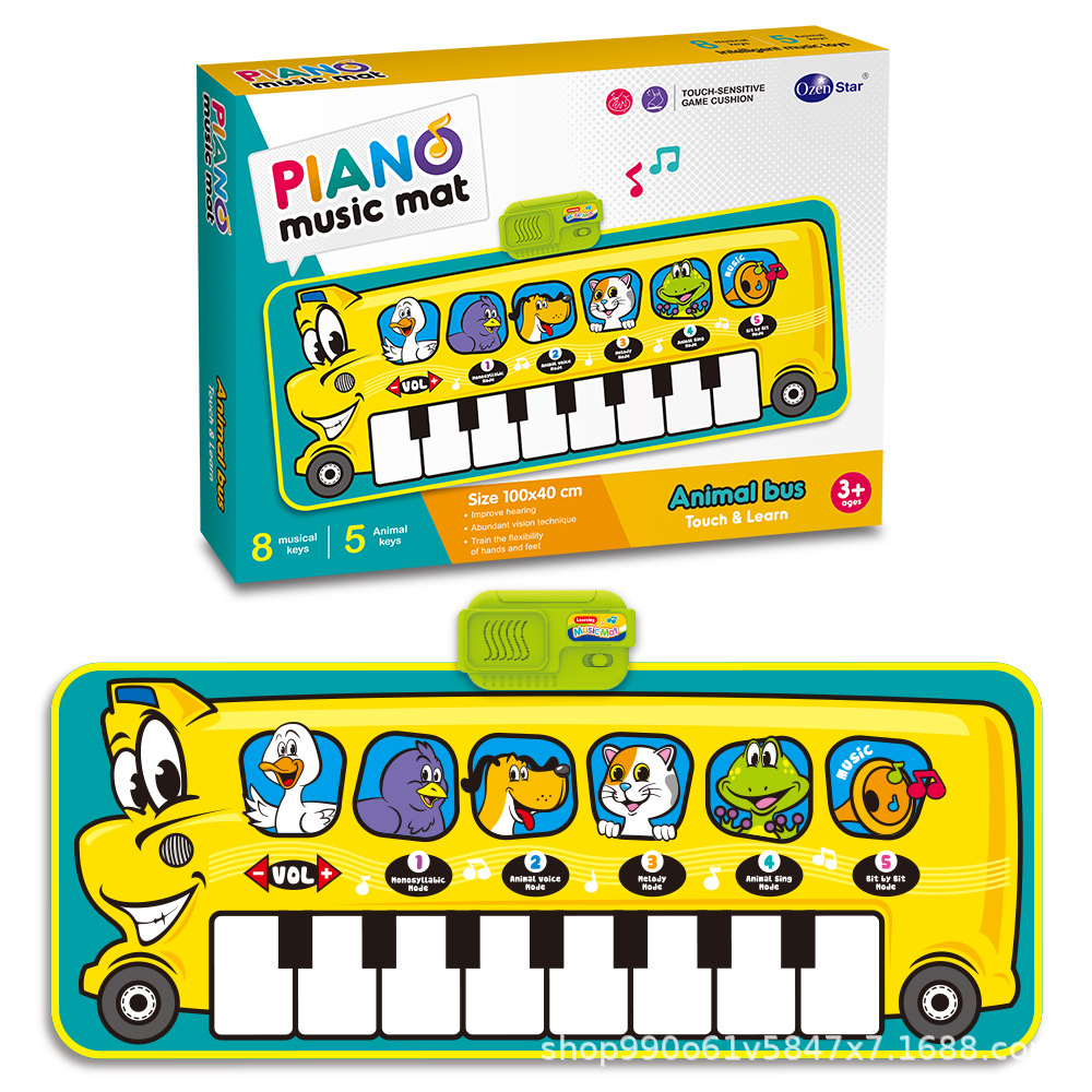 Children Harmonium Music Baby Intelligence Development Musical Instrument Dancing Recording Music Blanket Children Puzzle Electronic Keyboard