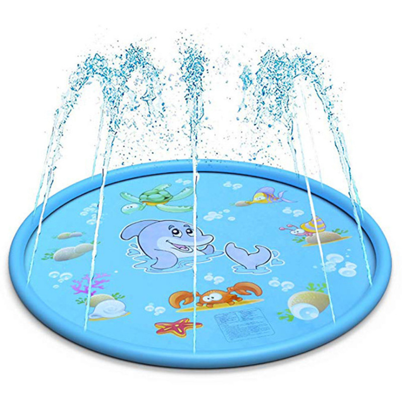 Direct Selling Children's Lawn Water Spray Game Mat Outdoor Beach Water Playing Toy Sprinkler Mat Spray Pool Factory Supply
