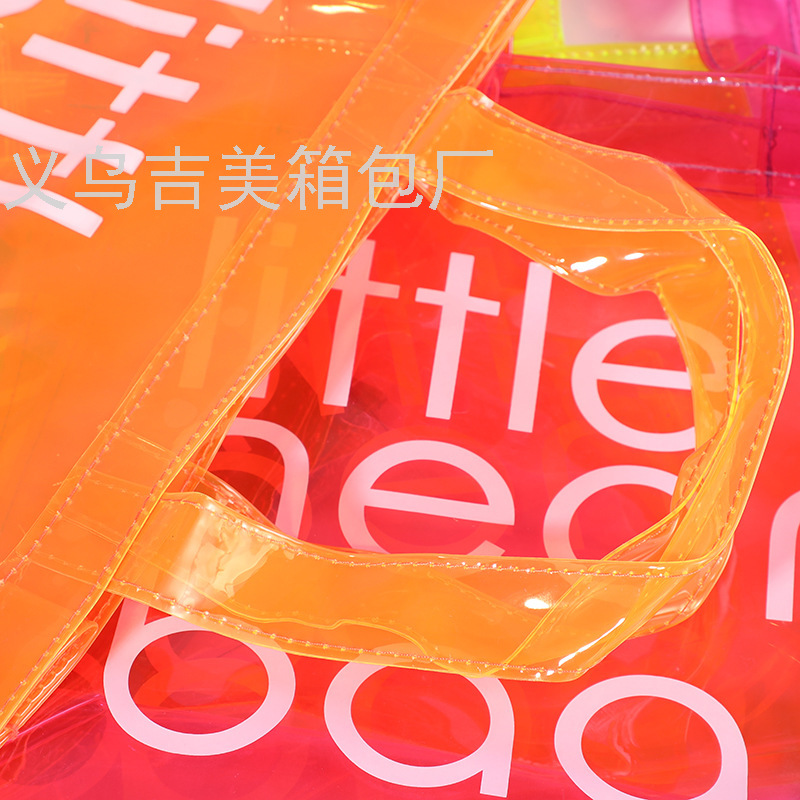 Transparent PVC  Bag Candy Handbag Men&#039;s and Women&#039;s Multi-Functional Large Capacity Waterproof Bag Women&#039;s Bag Cosmetic