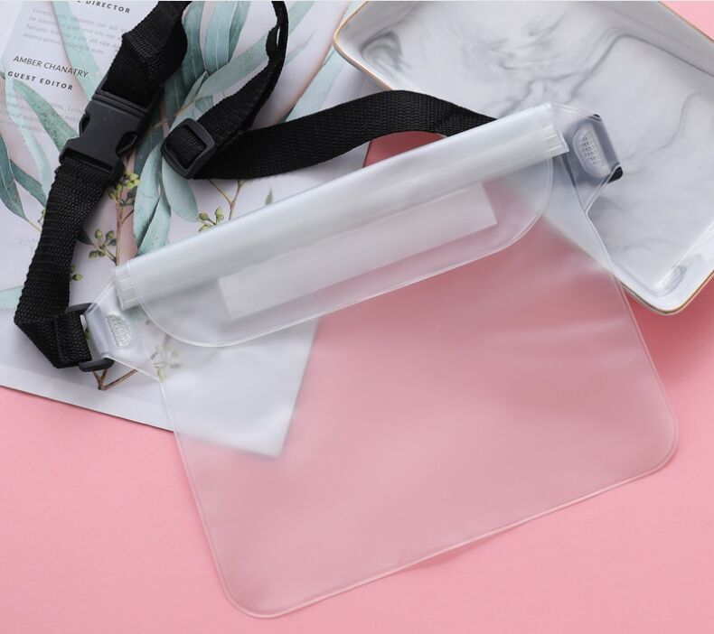Factory Direct Sales: Outdoor Beach Water Splashing Festival Mobile Phone Waterproof Bag Three-Layer Sealed PVC Storage Waterproof Waist Bag
