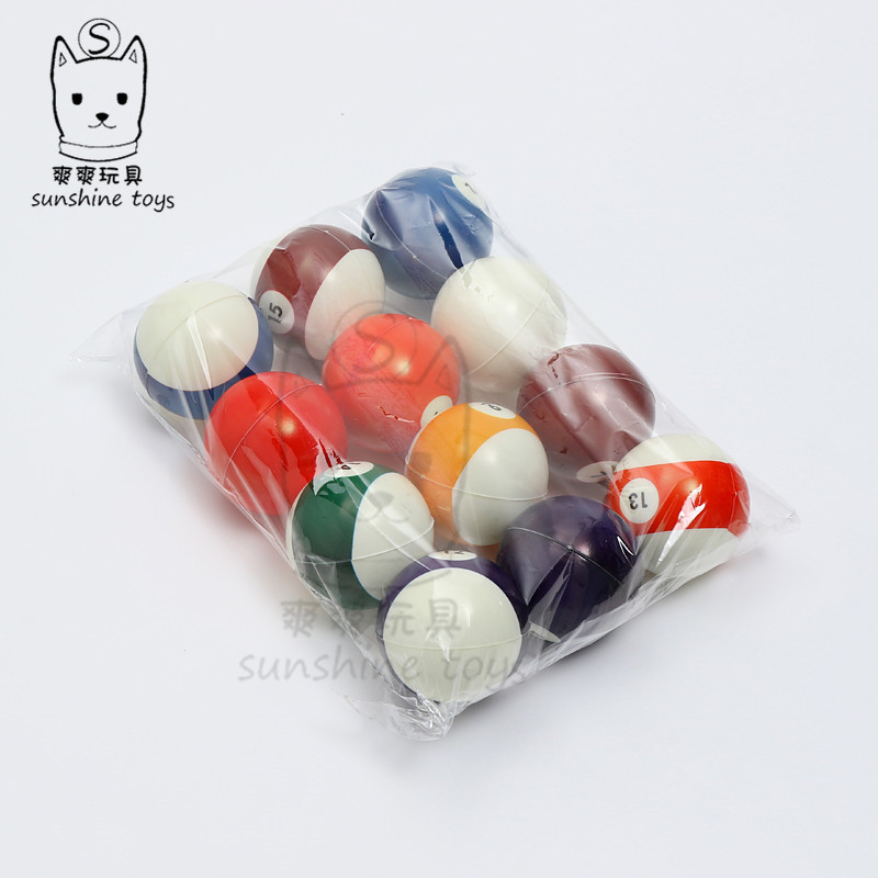 Cross-Border Supply 6.3cm Children Education Table Tennis Foam Sponge Pu Toy Mini Children Billiards Wholesale Customization