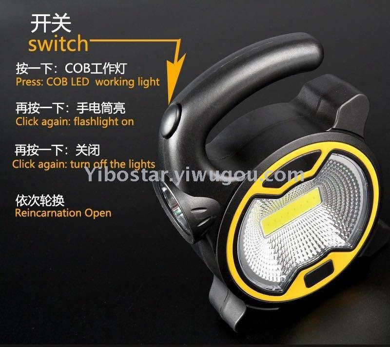 Camping light LED emergency Camping light solar tent light flashlight portable horse light construction site light ultra bright long shot