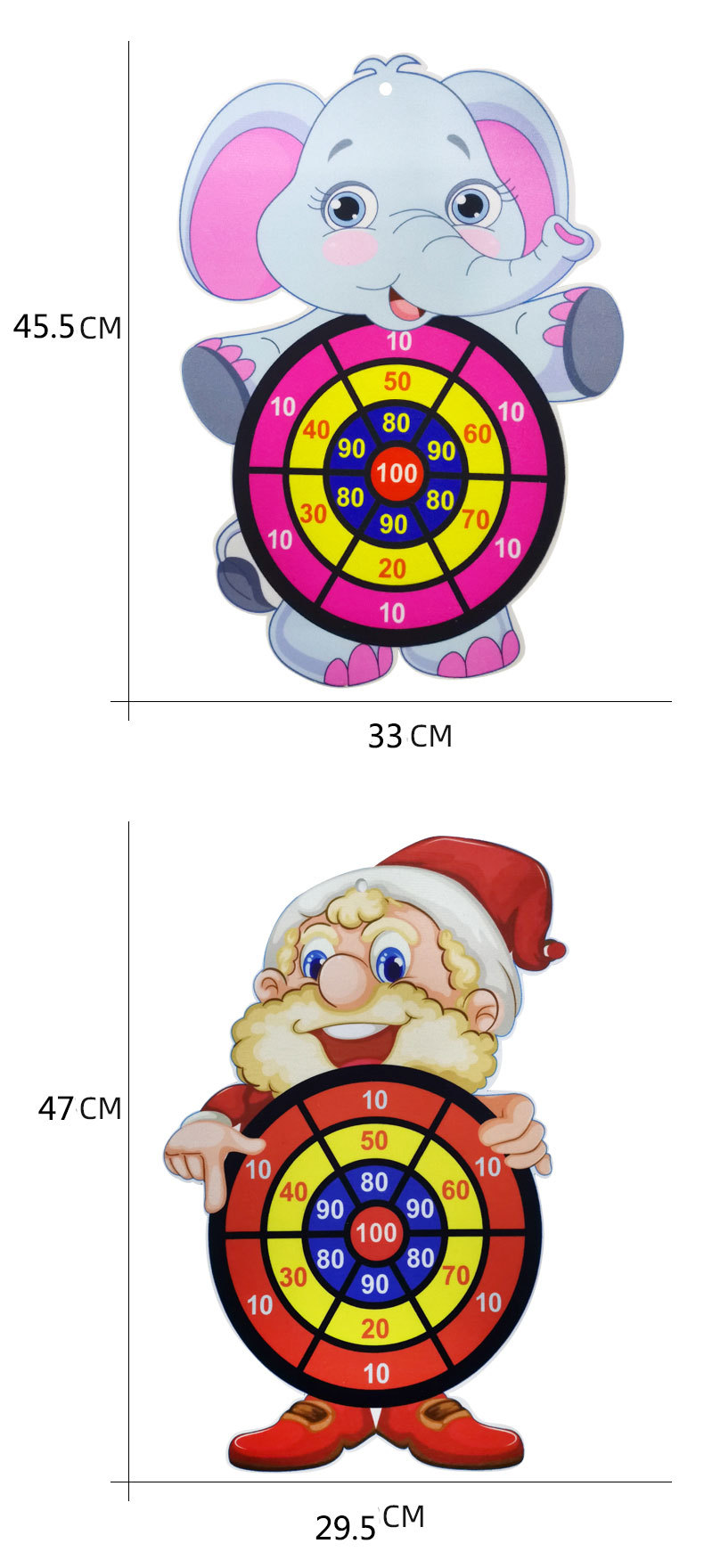 Children's Cartoon Target Darts Sticky Ball Wall-Mounted Animal Dart Tray Boys and Girls Interactive Indoor and Outdoor Toys
