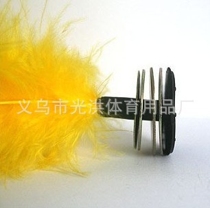 Factory Direct Sales Kick Shuttlecock Children&#039;s Traditional Entertainment Competition Small Sporting Goods Turkey Feather Shuttlecock Kick Shuttlecock