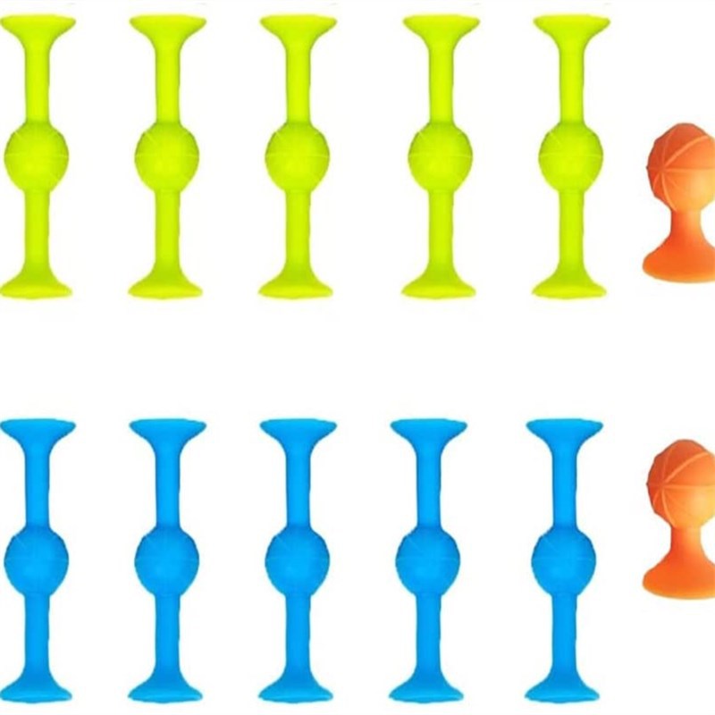 Interactive Popular Suction Cup Darts Changeable Sticky Glue Soft Building Blocks TPR Darts Luscious Suctions Decompression Children's Toys