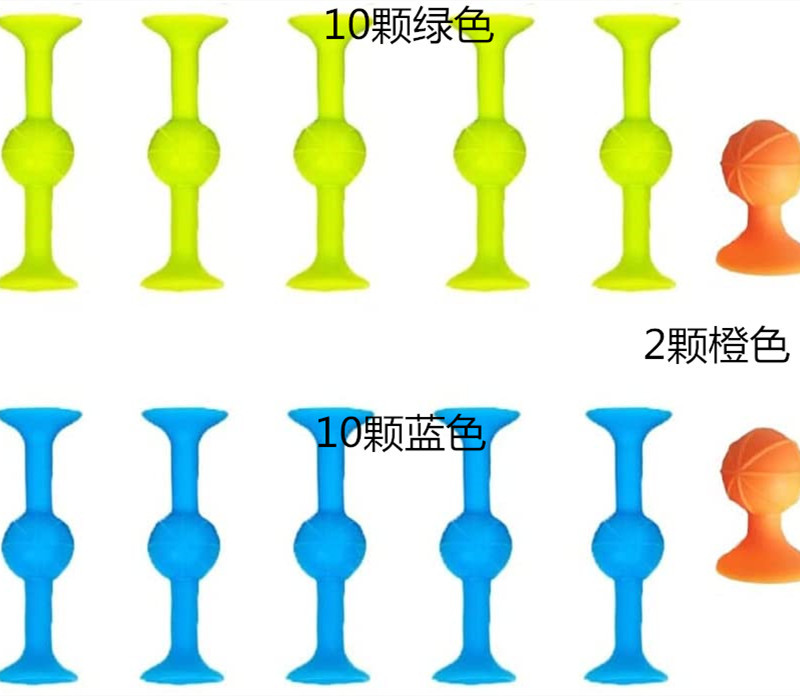 Interactive Popular Suction Cup Darts Changeable Sticky Glue Soft Building Blocks TPR Darts Luscious Suctions Decompression Children's Toys