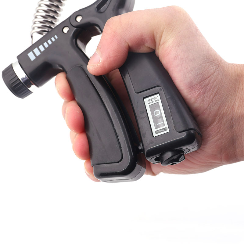 Factory Direct Sales Fitness Spring Grip Finger Rehabilitation Training Adjustable Hand-Muscle Developer Spring Grip Portable Household Fitness Equipment