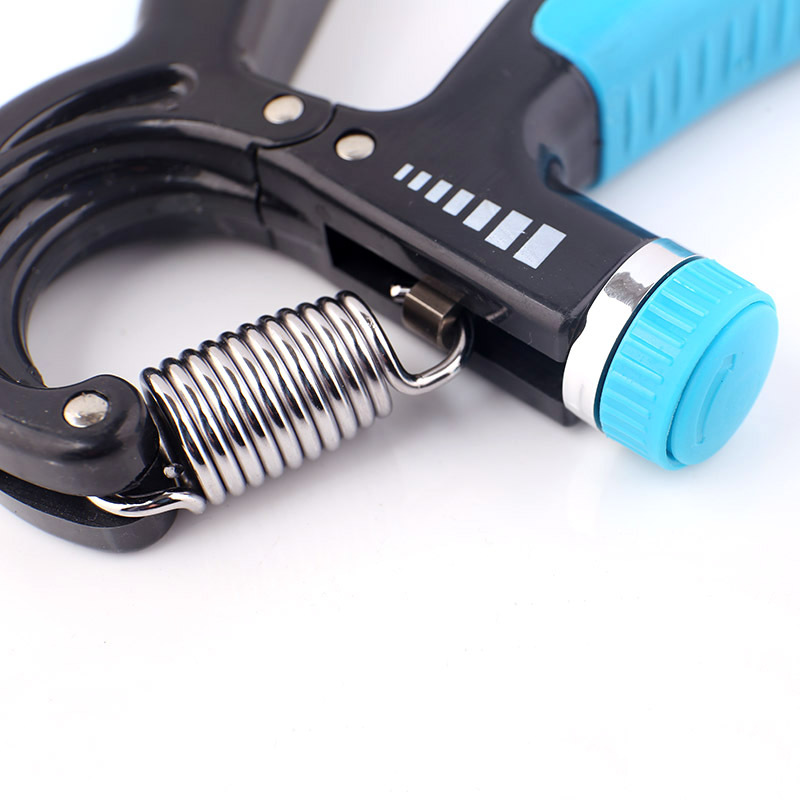 Factory Direct Sales Fitness Spring Grip Finger Rehabilitation Training Adjustable Hand-Muscle Developer Spring Grip Portable Household Fitness Equipment