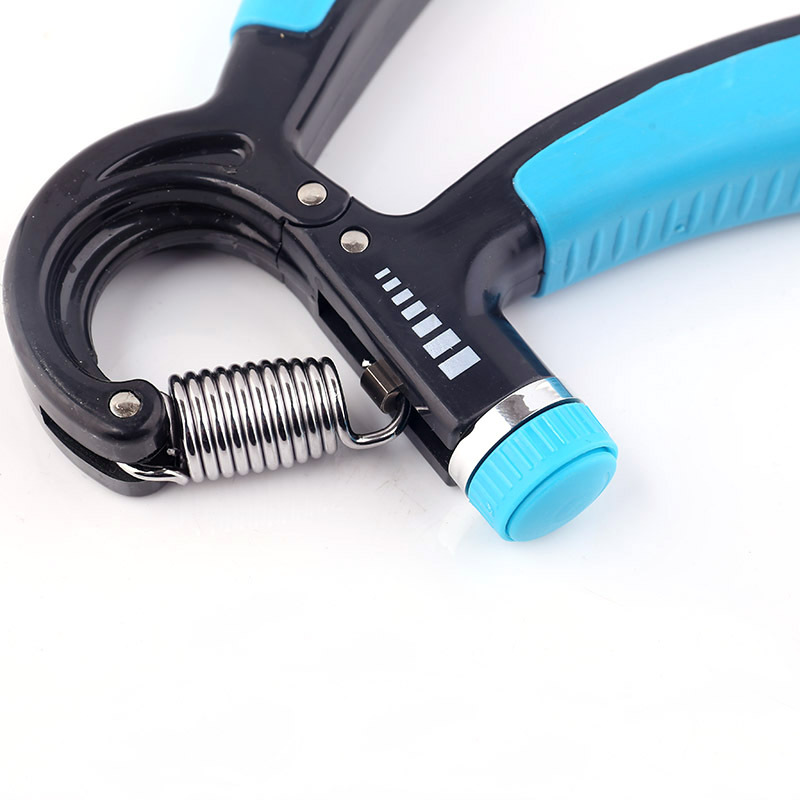 Factory Direct Sales Fitness Spring Grip Finger Rehabilitation Training Adjustable Hand-Muscle Developer Spring Grip Portable Household Fitness Equipment