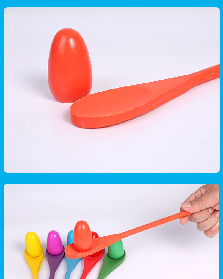 Kindergarten Children's Balance Stick Wooden Spoon Balance Ball Early Education Outdoor Interactive Sensory Training Game Balance Egg Toy Kindergarten Children's Balance Stick Wooden Spoon Balance Ball Early Education Outdoor Interactive Sensory Training Game Balance Egg Toy