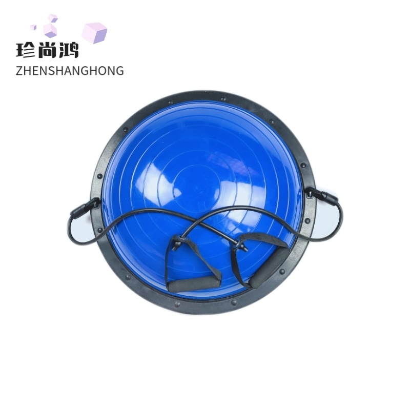 Half-Ball Yoga Instrument Thickened Explosion-Proof Wave Velocity Ball Fitness Semicircle Balance Ball Floating Point Massage Relax Ball Factory Direct Sales