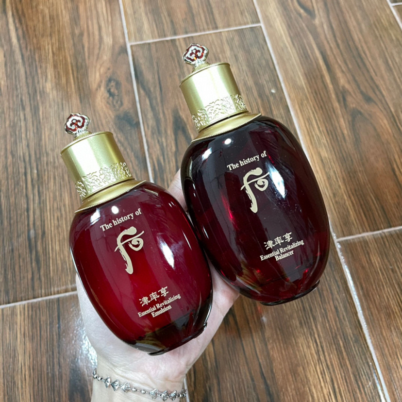 South Korea Whoo Back Rate Enjoy Box Set Skin Care Products Three-Piece Suit Hydrating Moisturizing and Nourishing Firming Anti-Wrinkle