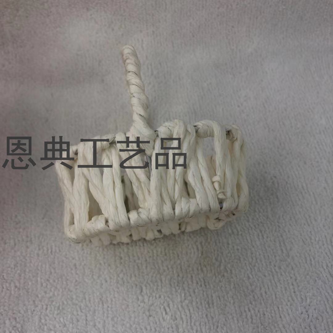 Handmade Woven Candy Basket Wedding Candies Box Ferrero Box Paper Rope Basket European Wedding Candies Box Factory Wholesale